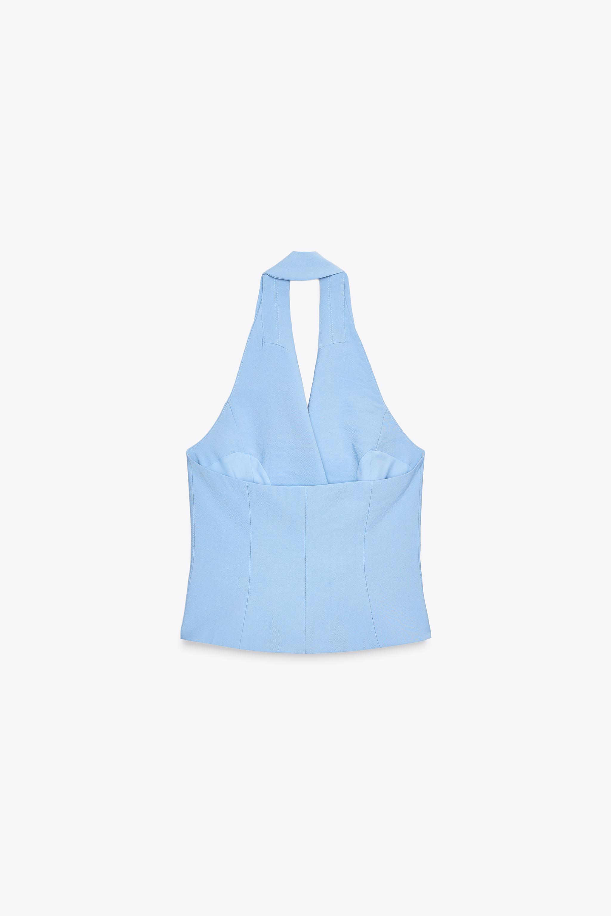 HALTER DOUBLE BREASTED VEST